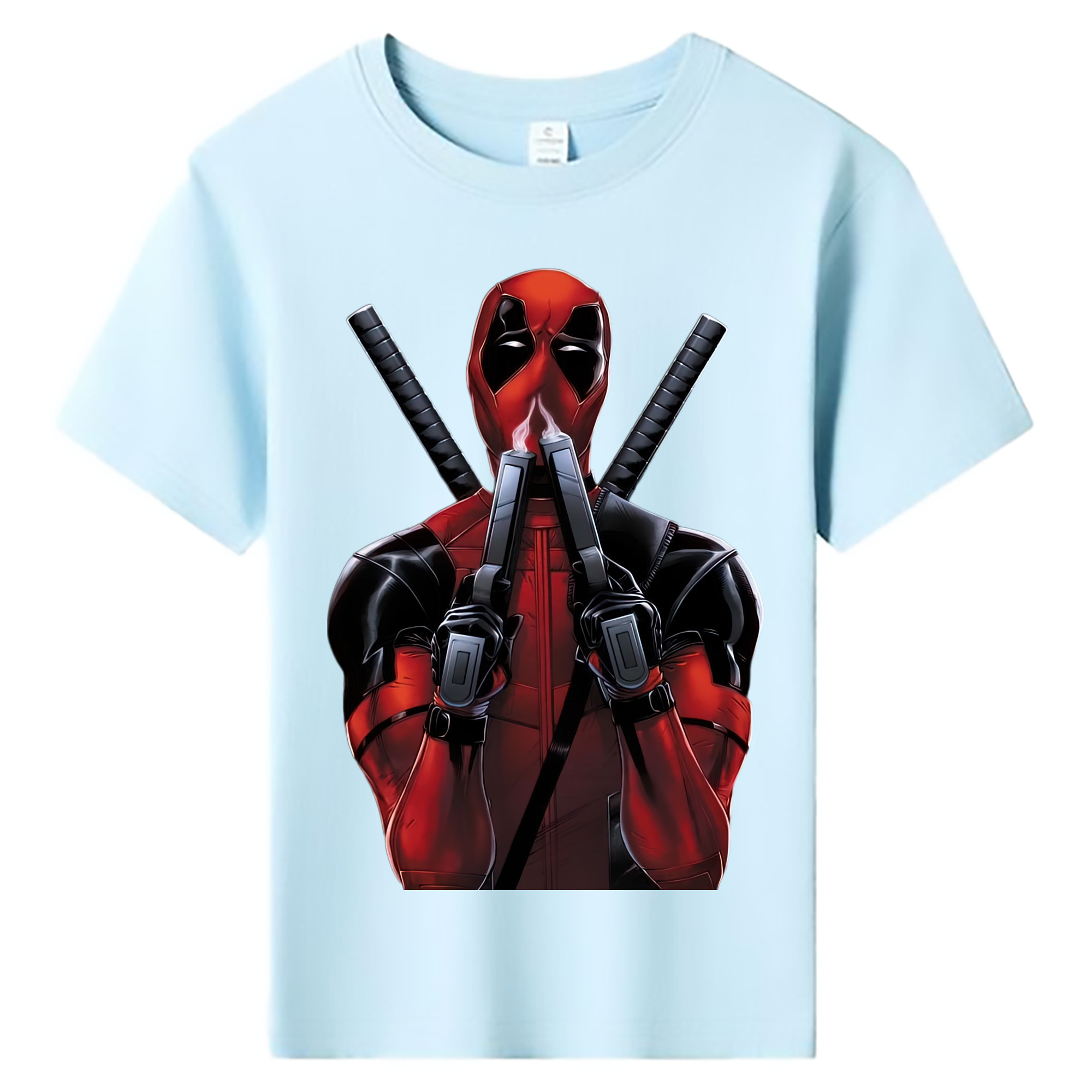 （画像用） Deadpool デッドプール 綿100％キッズTシャツ（フロントプリント）
